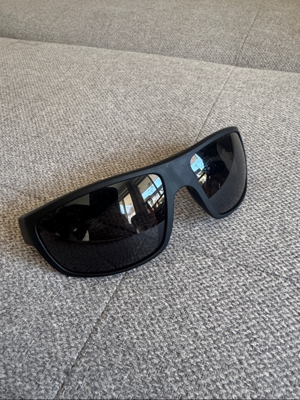 Piranha Eyewear Black Sport Wraparound Sunglasses